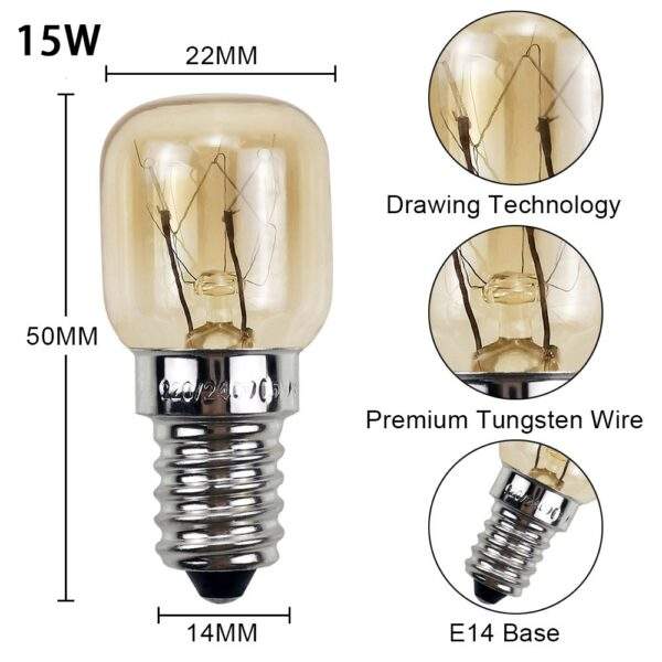 Oven bulb T22 15W E14